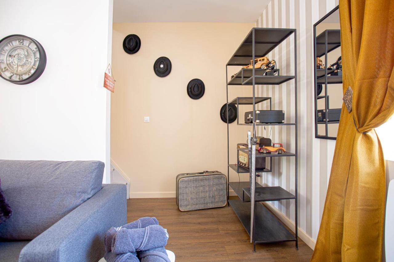 ואלנסיין Ideal Pro & Couple - 2 Logements Theme Boho Chic Rdc & Dandy 1Er Etage - Quartier Calme - Jardin - Wifi Hd - Smart Tv - Parking Gratuit - Proche Centre & Transports - Ask Home מראה חיצוני תמונה