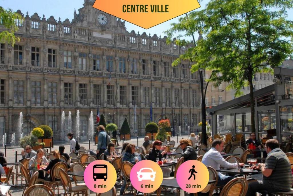 ואלנסיין Ideal Pro & Couple - 2 Logements Theme Boho Chic Rdc & Dandy 1Er Etage - Quartier Calme - Jardin - Wifi Hd - Smart Tv - Parking Gratuit - Proche Centre & Transports - Ask Home מראה חיצוני תמונה