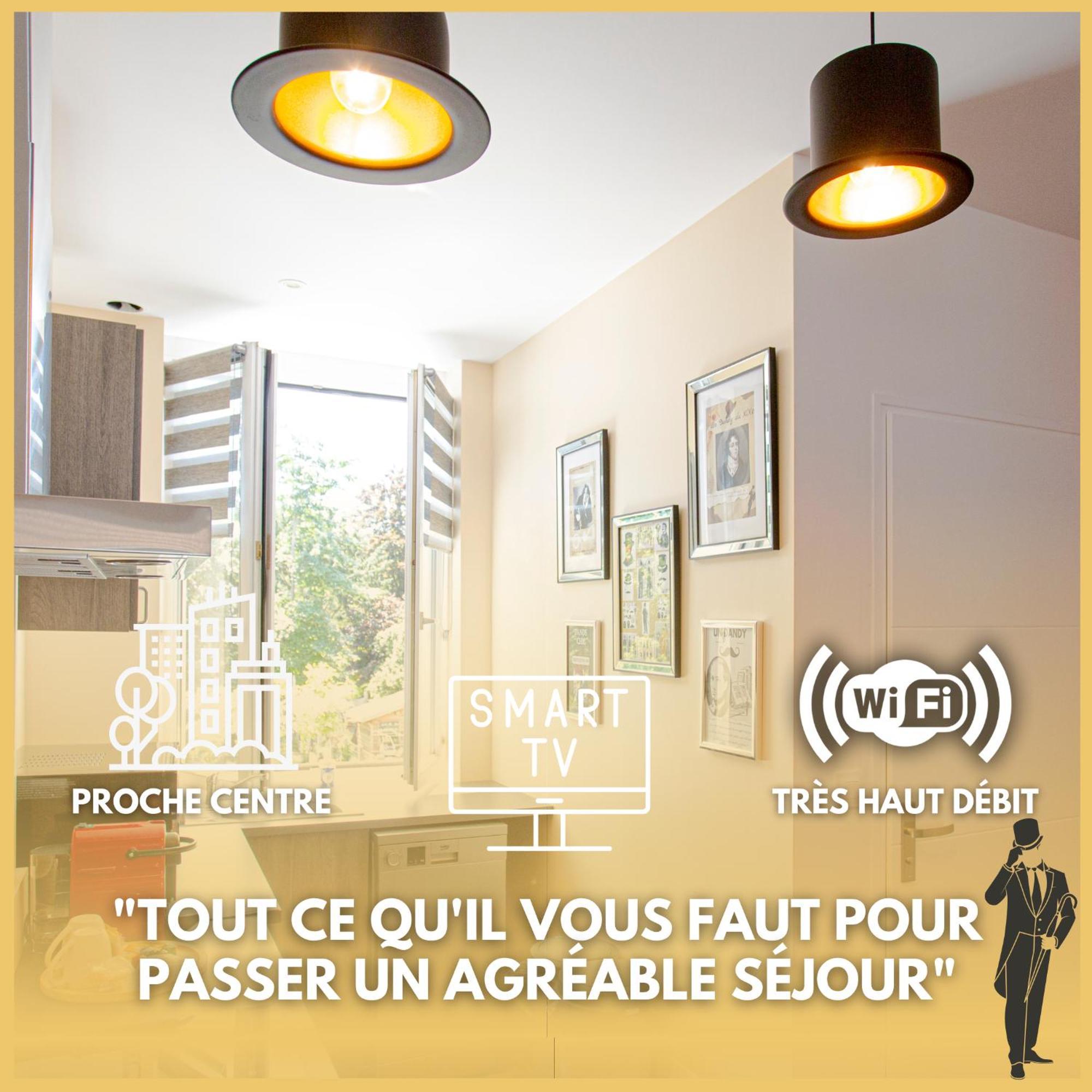 ואלנסיין Ideal Pro & Couple - 2 Logements Theme Boho Chic Rdc & Dandy 1Er Etage - Quartier Calme - Jardin - Wifi Hd - Smart Tv - Parking Gratuit - Proche Centre & Transports - Ask Home מראה חיצוני תמונה